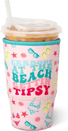 Miniatura 56 de Funda Swig Life para taza de café helado pequeña, funda estándar de 22oz para taza de café helado con asa, funda aislante de neopreno para mantener
