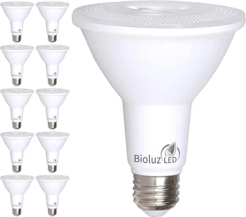 Miniatura 9 de Bioluz LED Paquete de 4 Bombillas LED PAR38 Equivalente a 90W Usando 13W 3000K Blanco Suave 1050 Lúmenes Base E26 Bombillas de Luz de Inundación