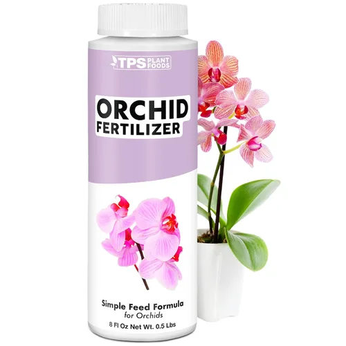 Alimento para plantas de orquídeas para todas las orquídeas y plantas de interior que aman los ácidos, promueve el crecimiento y las floraciones,