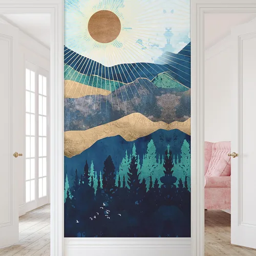 Miniatura 143 de SIGNFORD - Papel tapiz de diseño de bosque, removible para dormitorio o sala de estar, 100 x 144 pulgadas Bosque1-1911-m17