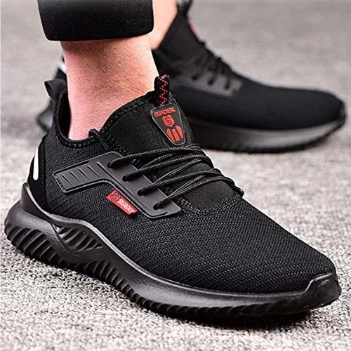 Miniatura 5 de SUADEX Zapatos de punta de acero para hombres y mujeres, zapatos de trabajo ligeros, indestructibles y transpirables, zapatos de seguridad