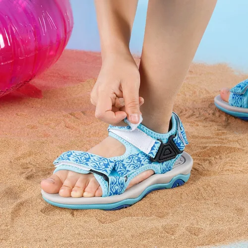 Miniatura 2 de DREAM PAIRS Sandalias de verano para niños, ligeras y ajustables (para niños y niñas, grandes y pequeños).