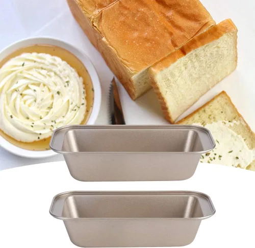 Miniatura 4 de Molde rectangular de 5.2 x 10 pulgadas, acero al carbono, antiadherente, pan, pastelería, utensilios para hornear para el hogar, cocina, panadería