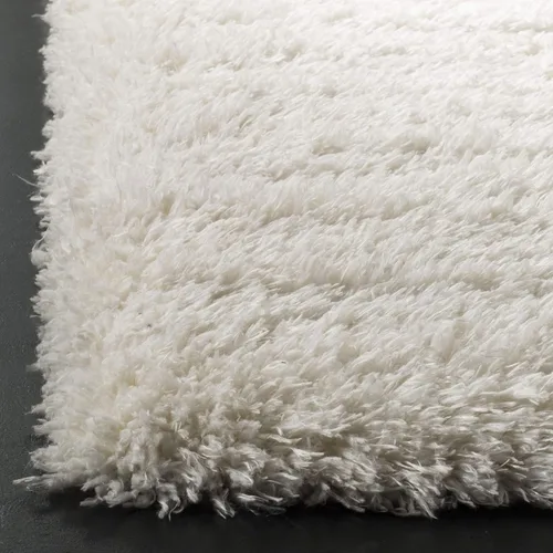 Miniatura 3 de SAFAVIEH Flokati Shag Collection - Alfombra decorativa, 2 pies 3 pulgadas x 4 pies, color marfil, diseño sólido, no desprende pelusa y de fácil