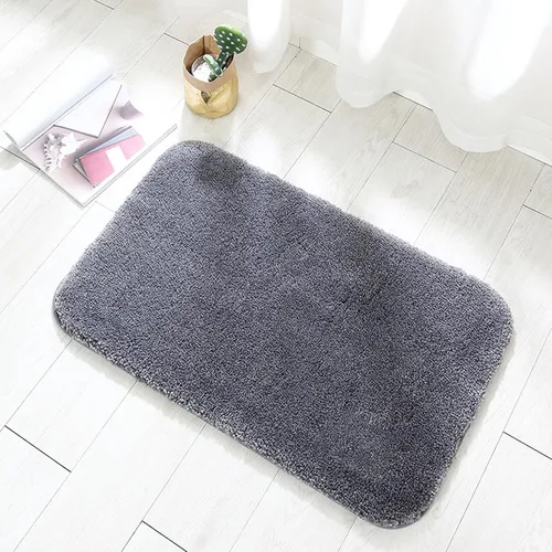 HUHJYUGE Alfombras de baño antideslizantes lavables de 16 x 24 pulgadas, alfombra de baño súper absorbente, lavable a máquina, larga y ultrasuave,