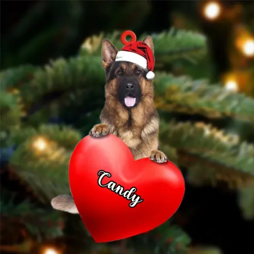 Miniatura 154 de Adornos de Navidad personalizados para perros, nombre personalizado, adorno de Malamute de Alaska, adornos acrílicos, regalos de Navidad, amantes