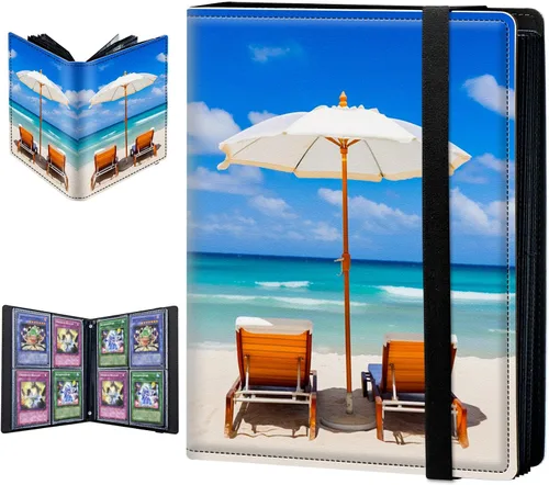 Miniatura 14 de Carpeta para tarjetas intercambiables, 4 bolsillos para tarjetas intercambiables, 160 bolsillos de doble cara, funda para tarjetas