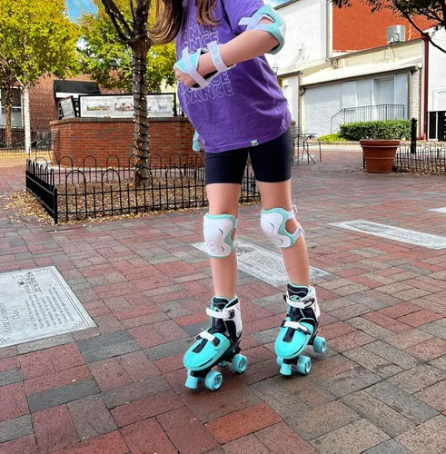 Miniatura 5 de Lenexa Go GRO - Paquete de patines cuádruples ajustables, patines para niños y niñas