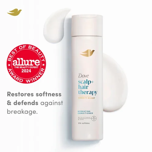 Miniatura 4 de Dove Density Boost Acondicionador Hidratante Terapia para el Cuero Cabelludo para Cabello Seco, con Vitamina B3, Zinc y 0% Sulfatos, 9.25 oz