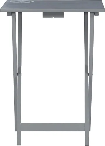 Miniatura 16 de Linon Decoración del hogar SAMM TV, juego de mesa de bandeja gris