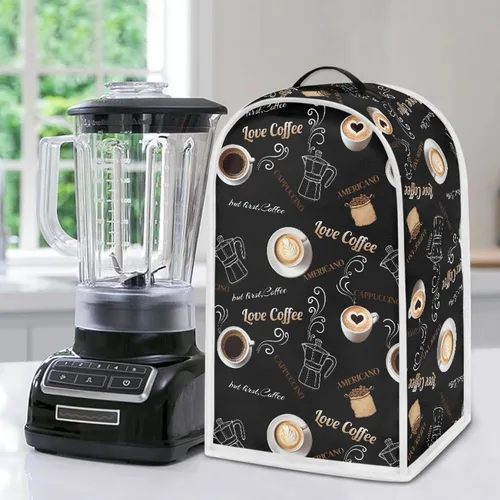 Miniatura 26 de AFPANQZ Cubierta de licuadora de muñeco de nieve 3D para el hogar, cocina, cubierta de polvo, decoración de electrodomésticos de cocina, cubierta