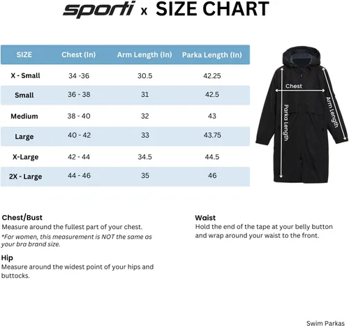 Miniatura 5 de Sporti Parka de natación cómoda con forro polar