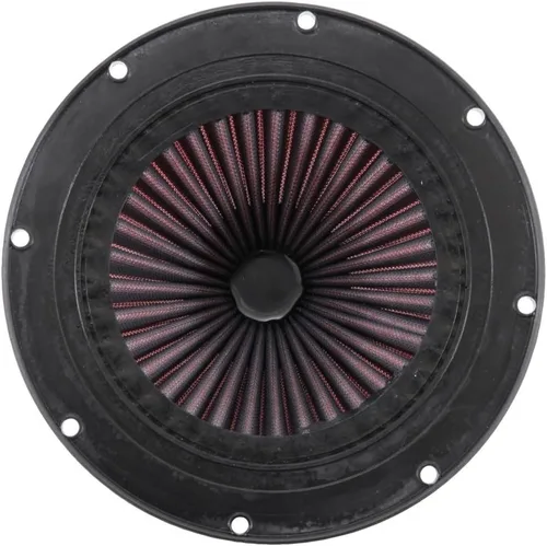 Miniatura 3 de K&N Filtro de aire redondo: Alto rendimiento, Premium, Lavable, Filtro de motor de repuesto: Altura del filtro: 5.25 pulgadas, Forma: Cónico cónico