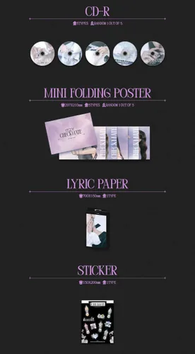 Miniatura 2 de DREAMUS ITZY Checkmate Edición estándar CHAERYEONG Funda CD+1p Mini póster plegable en el paquete + libro de fotos de 68 p + tarjeta de fotos 2p +