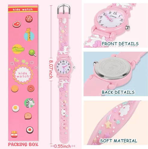 Miniatura 4 de Regalo para niñas de 4 a 13 años, reloj de juguete para niños de 5 a 12 años de edad, regalo de cumpleaños para niños