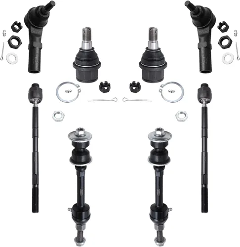 Miniatura 88 de Detroit Axle – Kit de suspensión delantera para Hyundai 2013-2018 Santa Fe 2 enlaces de barra de estabilizador 4 varillas de amarre interiores