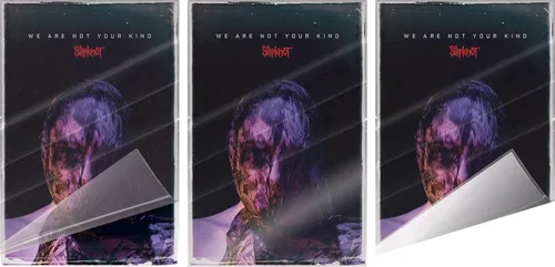 Miniatura 3 de Slipknot - Póster musical (We are Not Your Kind, portada del álbum, cara - máscara) (tamaño: 24 x 36 pulgadas) (póster laminado)