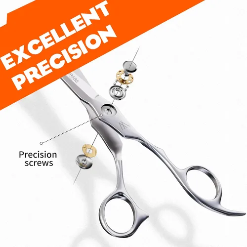 Miniatura 5 de Sirabe - Tijeras profesionales de alta gama de 16 cm para corte de pelo, con cuchillas ultra afiladas para un corte preciso - Tijeras de barbero