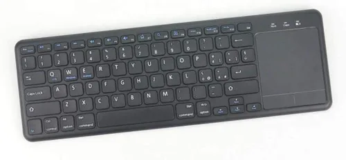 Miniatura 6 de BoxWave Teclado compatible con Chuwi HiPad Max - Teclado MediaOne con TouchPad, TrackPad inalámbrico USB de tamaño completo para PC, color negro