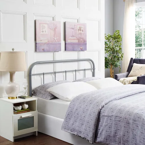 Miniatura 8 de Modway Serena - Cabecera de cama de acero estilo rústico