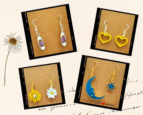 Miniatura 7 de MAIBAOTA Ganchos de Oro para Aretes para Hacer Joyas, 602 Piezas de Ganchos de Aretes Chapados en Oro Hipoalergénicos, Anillos de Salto, Accesorios
