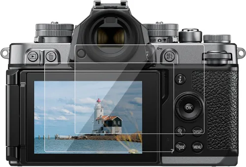 kinokoo Protector de pantalla Z50 II Zf - Película de vidrio templado de dureza 9H de 0.010 in para cámara Nikon Z50 II Zf Z5 Z5 II Z6 II Z6 II Z