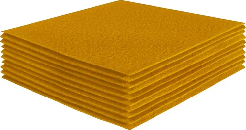 Miniatura 35 de FabricLA Hojas de fieltro acrílico para manualidades, cuadrados de fieltro precortados suaves de 4 x 4 pulgadas (3.9 in x 3.9 in), utiliza hojas