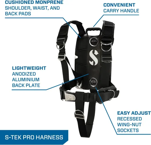 Miniatura 4 de SCUBAPRO S-Tek Pro Harness, with Back Plate