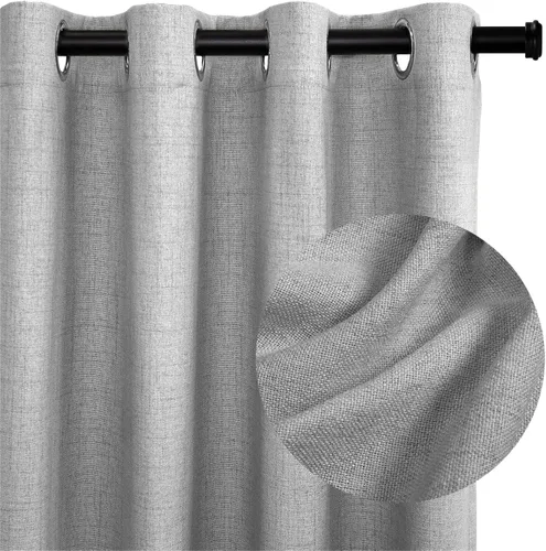 Miniatura 11 de Cortinas 100% Blackout Shield para puerta corrediza, cortinas extra anchas de 108 pulgadas de largo, cortinas con ojales para puerta de patio, 50