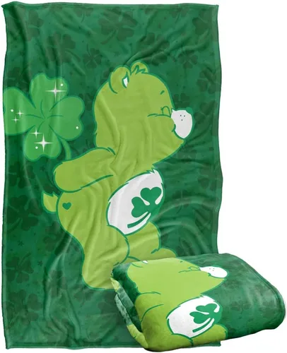 Care Bears - Manta de 36 x 58 pulgadas, diseño de osos y arco iris, tacto sedoso, súper suave