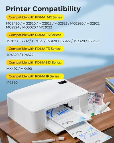 Miniatura 2 de PG243XL CL244XL - Cartuchos de tinta compatible con Canon 243 y 244 para Canon Ink 245 y 246, funciona con Pixma MX490 MG2522 MX492 MG2520 TR4520