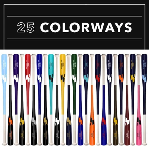 Miniatura 4 de SSK Z9 Professional Edge Comp Coaches - Bate de madera Fungo de 33 pulgadas, 35 pulgadas, 37 pulgadas, béisbol y sóftbol, más de 22