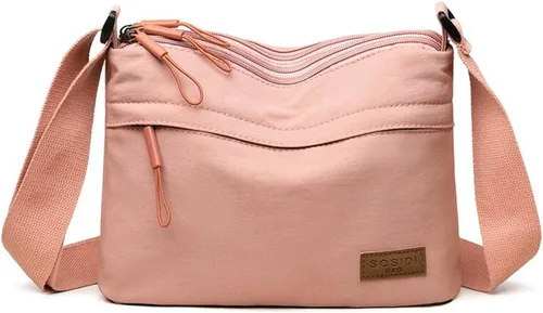 Miniatura 10 de Bolsos cruzados para mujer, bolsa de hombro pequeña de nailon, ligera, casual, simple, adecuada para el trabajo y viajes diarios