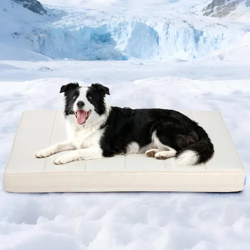Miniatura 45 de Tapete para jaula para perros de tamaño XL, cama de espuma viscoelástica de 41 x 27 pulgadas, lavable y antideslizante, tapete ultrasuave para Oscuro