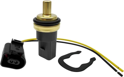 Sensor de temperatura del refrigerante del motor con arnés de conector Pigtail 06A919501 Compatible con A3 A4 A6 A8 Quattro Q7 Beetle Eo-s GTI