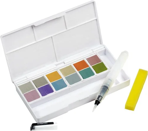 Miniatura 4 de Derwent Pintura Metálica - Paleta de 12 tonos