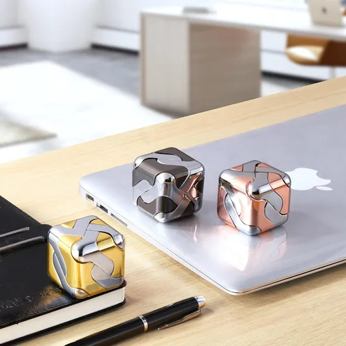 Miniatura 7 de Rompecabezas de metal 3D Cube Brain Teaser