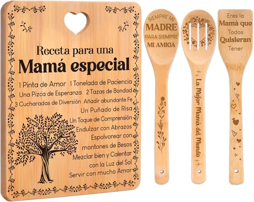 Miniatura 29 de Regalos de cumpleaños número 30 para mujeres – Regalos de cumpleaños número 30 para hombres, tabla de cortar, hecha de bambú grabada "Year 1995 News