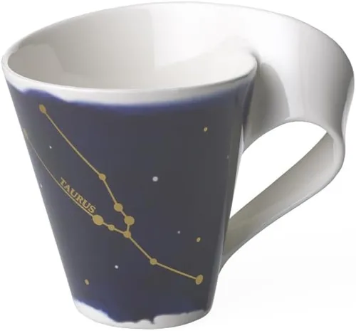 Miniatura 9 de Villeroy & Boch NewWave - Taza de estrellas con asa, bonita forma con motivo de acuario, porcelana premium, fabricada en Alemania, apta