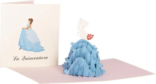 Miniatura 9 de iGifts And Cards Tarjeta desplegable 3D de cumpleaños de 16 años, regalos coloridos y escena de celebración de globos, divertido saludo