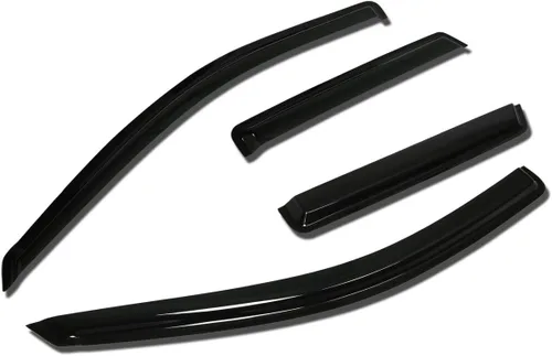 Miniatura 24 de Auto Dynasty Protectores de lluvia con cinta adhesiva compatible con Juke F15 2011-2016 4 piezas deflector de visera de ventana 12 13 14 15