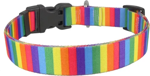 Miniatura 19 de Yellow Dog Design Collar de perro con rayas navideñas, tamaño grande, 1 pulgada de ancho