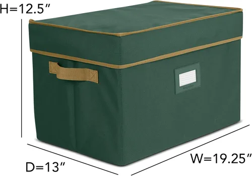 Miniatura 3 de Covermates Keepsakes – Caja de almacenamiento ajustable de 72 piezas – Capacidad para adornos de 4 pulgadas – Resistente – Asas – apilables