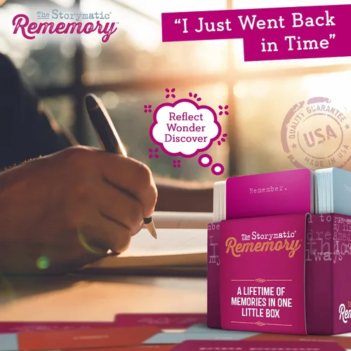 Miniatura 7 de Storymatic Rememory - Indicación de escritura y mensaje de memoria - Tarjetas de conversación para familiares y amigos
