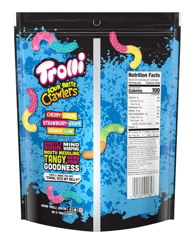 Miniatura 6 de Trolli Sour Brite Octopus (5 libras) y Sour Brite Crawlers Gummy Candy (28.8 oz)