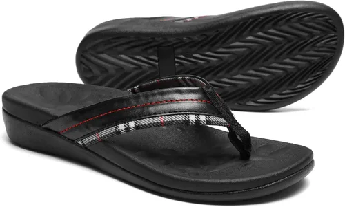 Miniatura 11 de MEGNYA Sandalias ortopédicas para mujer con soporte de arco, sandalias de verano para fascitis plantar para pies planos, cómodas pantuflas de espuma