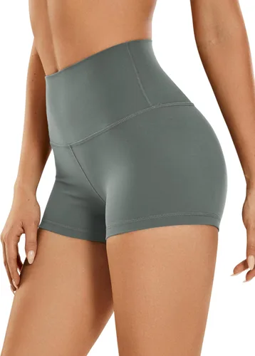 Miniatura 41 de CRZ YOGA Butterluxe - Pantalones cortos de ciclismo de cintura alta para mujer, 2.5 pulgadas, yoga, entrenamiento, elastano, correr, voleibol