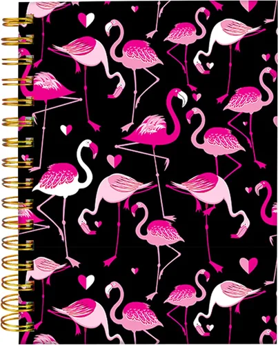 Miniatura 9 de iampanda Cuaderno de diario en espiral, encuadernación fuerte de doble alambre con papel de primera calidad para niñas y mujeres, 60 hojas A5