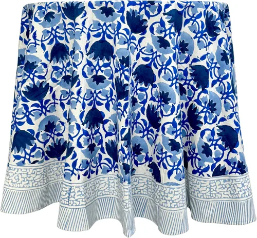 Miniatura 59 de ATOSII Mantel 100% algodón, Amara, floral, hecho a mano, rectangular, de lino, para cocina, comedor, fiestas, bodas, exteriores, picnics, Pascua
