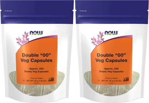 Miniatura 10 de Cápsulas vegetales de Now Foods Doble “00” cápsulas vacías, 250 unidades, 1, 1